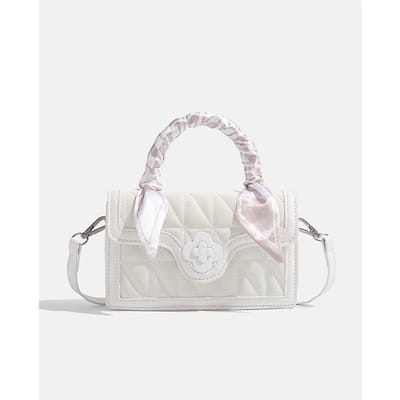 Een Veelzijdige Eenvoudige Kleine Vierkante Tas Niche Zomer Handtas Mooi Hoogwaardige Crossbody Tas white