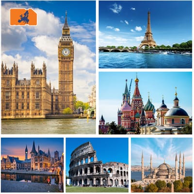 InternationalSIM Data Simkaart Europa PLUS - 1 GB - 30 dagen