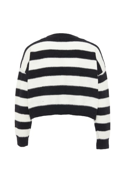 Faina Jumper Dames zwart en wit