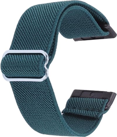 Nylon sporthorlogebandjes voor heren en dames, breedte 23 mm, waterdicht en ademend, blauw