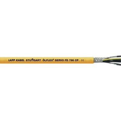 LAPP ÖLFLEX® SERVO FD 796 CP Servokabel 4 G 25 mm² + 4 x 1.50 mm² Oranje 27975/500 500 m