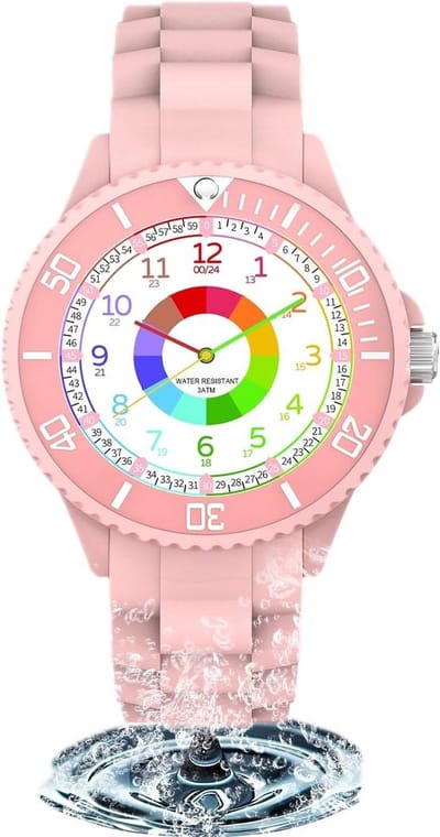 Kinderhorloge Analoge Tijd Leren Horloge Jongens & Meisjes – Duurzaam Quartz Uurwerk