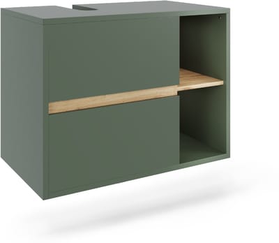 Vicco Viola Wastafelonderbouw – 80 x 60 cm met 2 laden Groen/Kunstzinnig