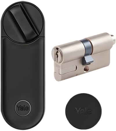 Yale - Linus L2 Smart Lock en Verstelbare Cilinder Set - Zwart