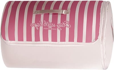 Opbergtas Dekbed - Beddengoed Organizer - Ruimte Besparen - Cilindrisch Compressieontwerp - 55x33cm - Roze