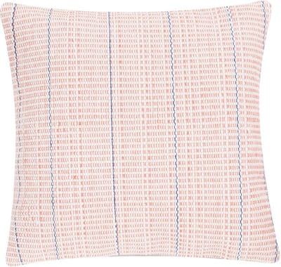 Vertical Stripe Coral Haze/Tru Kussen | 45 X 45 | Sierkussen Voor Woonkamer Of Slaapkamer