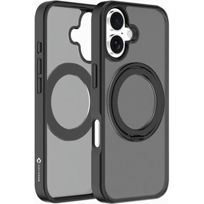 Coverzs Standing MagSafe case geschikt voor iPhone 17 - Magsafe telefoonhoesje - Hoesjes met standaard - TPU Hoesje