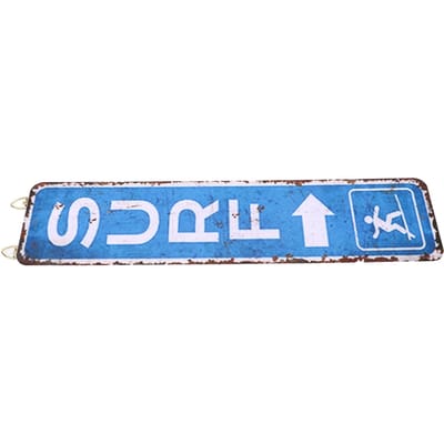 Panneau Nautique de Plage Vintage Imitation Métal Rétro Décor Mural Suspendu Thème Plage Côtière Panneau Nautique D gray