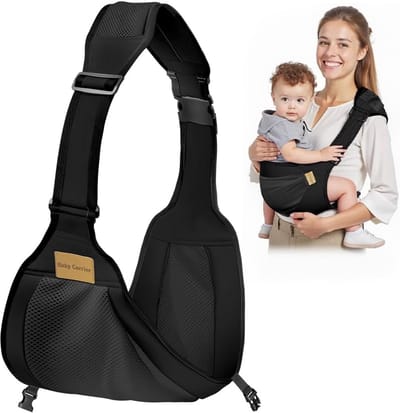 Ergonomische Draagdoek voor Baby's tot 25 kg, Lichtgewicht en Praktisch voor Ouders