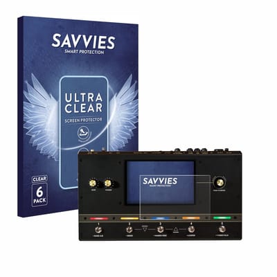 Savvies - Screenprotector voor Headrush Core - Folie Beschermfolie transparant 6 Stuks