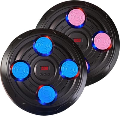 Muziek Boksmachine - Wandboksmat - Thuis Fitness - Intelligente Feedback - 28 x 28 cm - Roze