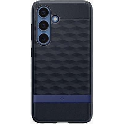 Spigen Parallax MagFit Hoesje Geschikt voor Samsung Galaxy S25 Plus - Back Cover Compatibel met MagSafe / Qi2 - Navy Violet