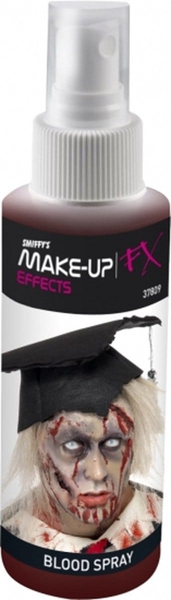 Smiffys Nepbloed spray - busje 28 ml - rood - namaak bloed voor lichaam en kleding