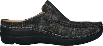 Wolky -Dames - grijs donker - slippers & muiltjes - maat 39