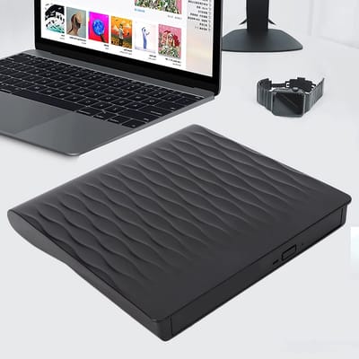 Externe Optische Drive - CD DVD Brander - Data Opslag - USB 3.0 Connectie - 12.7 mm Dik - Zwart
