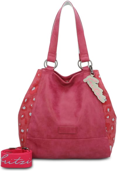 Fritzi aus Preußen Joy01 Vintage Mix Shopper Leo Pink (rood)paars