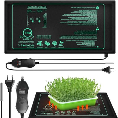 VIN® Warmtemat Planten - Waterdicht - Kweekmat 50 Watt – Kweekmat Verwarmingsmat - Kweken - Propagator – Mogelijk Voor Terrarium - 25 x 52,5 cm