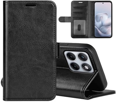 MobyDefend Hoesje - Geschikt voor Motorola Edge 70 Fusion - Wallet Book Case (Sluiting Achterkant) - Zwart