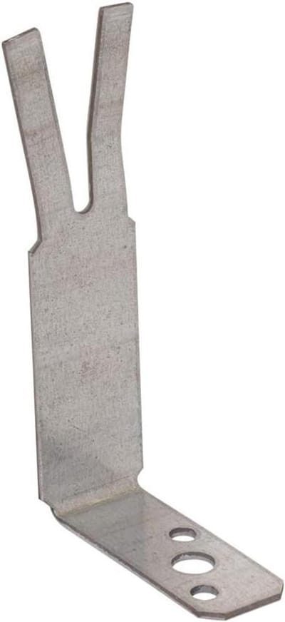 Frame Banden - Verstevigingshoeken - Metselwerk Verbinding - Gegalvaniseerd Staal - 100mm x 50mm - Metallic Grijs
