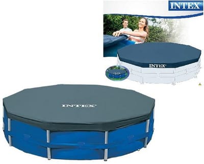 Intex 28031 Afdekzeil voor Frame Zwembad 366cm Blauw