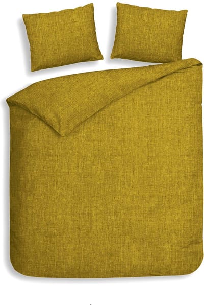 Heckett & Lane Flanel dekbedovertrek Franela (Sunset Gold)-200x200/220 cm
