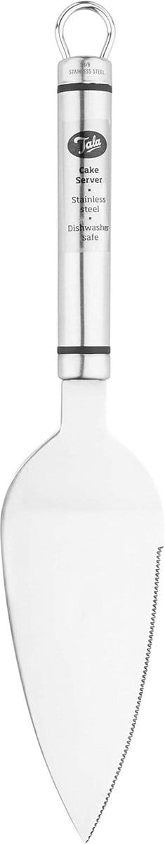 Taartschep - Taartsnijder Serveermes - Taarten Serveren - Gekartelde Rand - 27.5 cm - Zilver