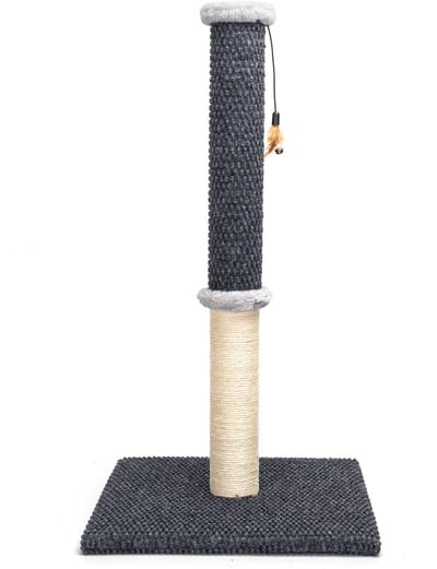 Nobleza Katten Krabpaal - Krabpaal voor Katten - 66,5 cm - Sisal - Met Speeltje - Grijs