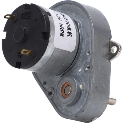 Reductiemotor DC 12V 5RPM Snelheidsreductie Motor met Vertanding Gelegeerd Staal voor Robotapparatuur