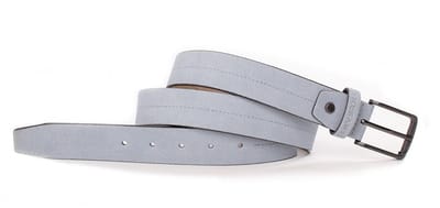 TRESANTI | GENESIO | Suède riem met stiksel | Sky Blauw | Size 85