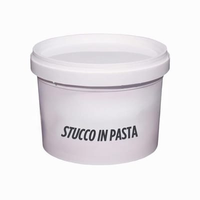 Witte sierpot voor professionele pasta, gebruiksklaar, ideaal voor hout en muur, snelle droging en sterke hechting (1 kg)