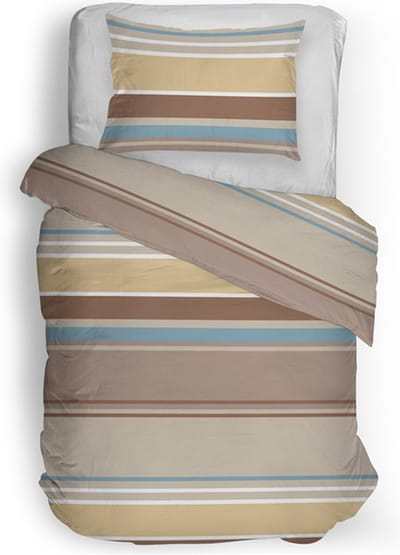 Snoozing Gaby Dekbedovertrek - Eenpersoons - 140x200/220 cm - Beige