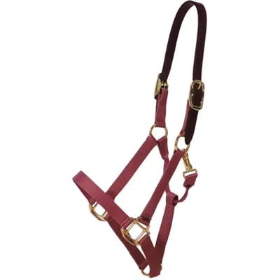 Kentucky Horsewear - Nylon halster Wellington bordeaux Pony