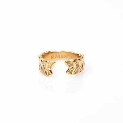 Marenca Gouden Lauwerkrans Heren Ring (S)