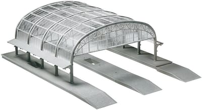 Model Stationshal - Hobbygebouw - Modelspoorbouw - Uitbreidbaar Ontwerp - 1:160 Schaal