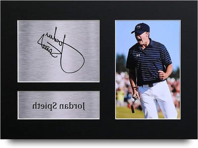Golf Foto Display - Golf Memorabilia - Wanddecoratie - Gedrukte Handtekening - A4 formaat - Niet gespecificeerd