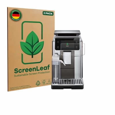 2 Stuks Screenprotector voor DeLonghi PrimaDonna Aromatic ECAM630.75.TSM - Hoogwaardige Beschermfolie transparant