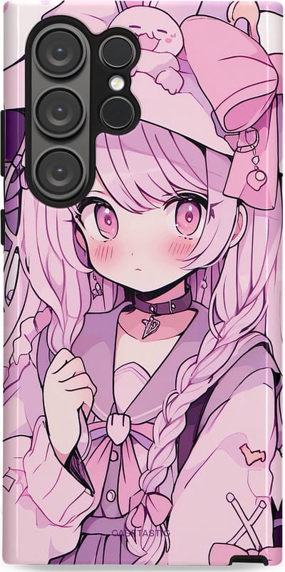 Casetastic Hoesje Geschikt voor Samsung S23 Ultra - Stijlvolle Beschermende Duo-layer Case - Manga Magie
