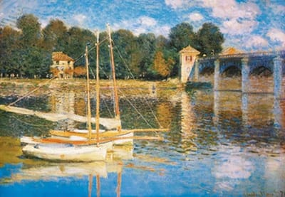 Kunstdruk Claude Monet - Le pont d'Argenteuil 98x68cm