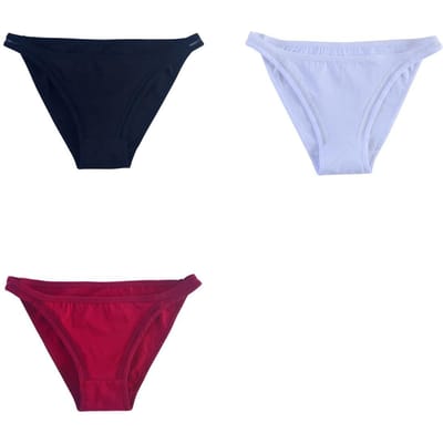 3 Stuks/Set Katoenen Slipjes Dames Lage Taille Slips Vrouwelijk Ondergoed Sexy Lingerie Comfortabele Braziliaanse Slipjes Ademend Ondergoed M-XL L&3PCS black