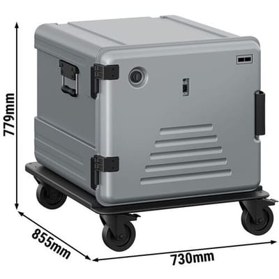 GGM Gastro Thermobox - Frontlader - 180 Liter - beheizt - für 12x GN 2/1