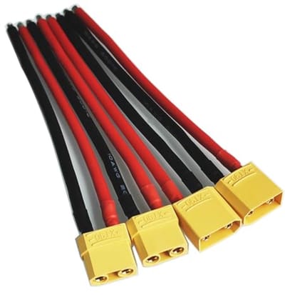 2 Paar XT90 Mannelijke en Vrouwelijke Stekkers met 150 mm 10 AWG Siliconendraad voor RC Lipo Batterij en FPV Drone