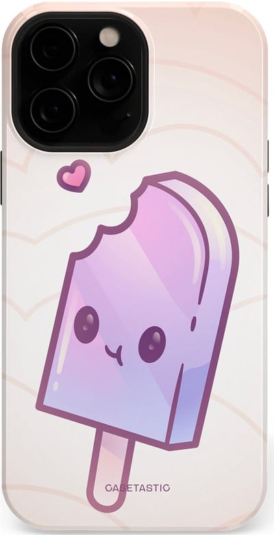Casetastic Hoesje Geschikt voor Apple iPhone 13 Pro Max Magsafe - Stijlvolle Beschermende Duo-layer Case - Zacht Paars IJs