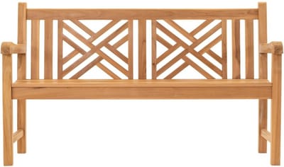 Les - Cross bank teak 150x64x92cm