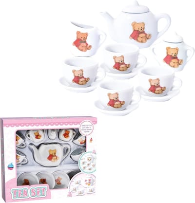 JollyLife - Stenen Beren Kinderservies - Theekransje - 13 delig