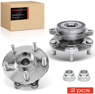 Frankberg 2x Wielnaaf Set Voor voor Toyota Auris Avensis Corolla