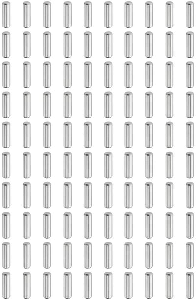 100 Stuks 3mm x 10mm Plug Pens van 304 RVS, Cilindrische Planksteunen, Positiestiften voor Boekenkasten en Meubels, Duurzame Plankbevestigingen