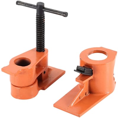 Cosensi- Pijpklem Schokbestendig - Brede Basis - Snelle Ontgrendeling - Ergonomische Handgreep - Duurzaam Gietstaal - Perfect voor Houtbewerking - Klem