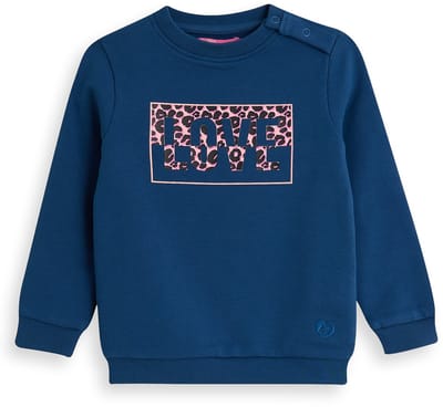 4PRESIDENT Sweater meisjes - Blue - Maat 74 - Meisjes trui