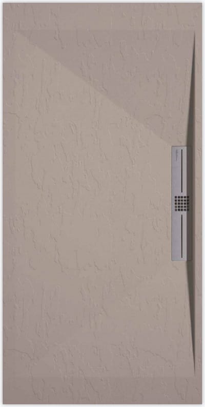 Sanifun douchebak Stone Side Sand Slate 1000 x 900 S