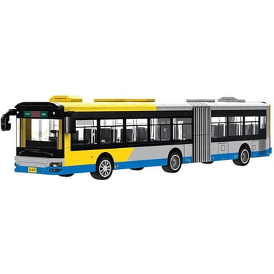 415 STUKS Intercity Bus Bouwstenen Speelgoedmodel Stadsauto voor Kinderen Montage Kleine Deeltjes Cadeau voor Jongens en Meisjes black